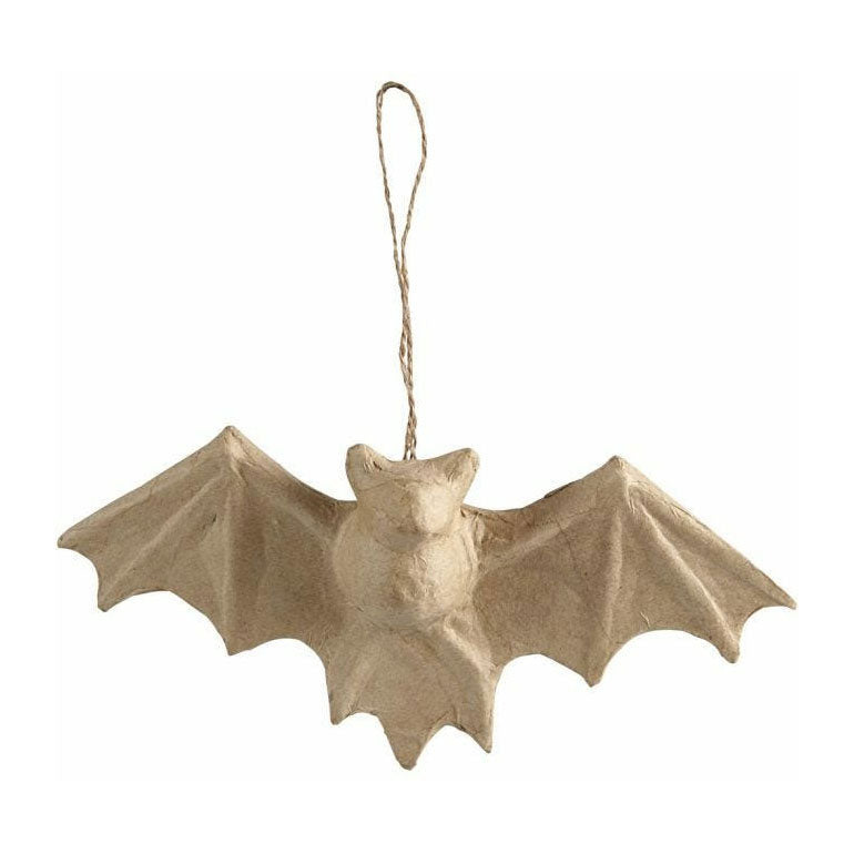 Creativ Company Bat Papier-Mache con cable colgante