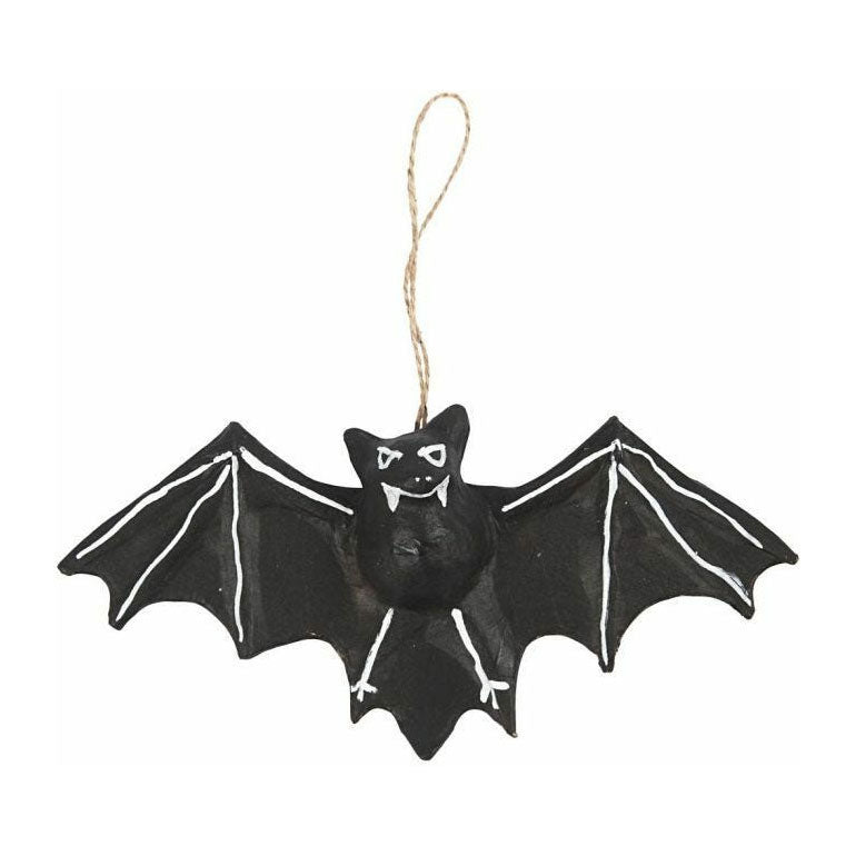 Creativ Company Bat Papier-Mache con cable colgante