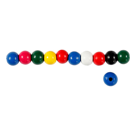 Kreativunternehmen https: www.cchobby.nl wood-beads-d-8-mm-hole-size-2-mm-ca. 80-piece-verschiedene-farben-15-gr-1-box