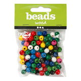 Creativ Company Wooden Beads Colors, 150st.