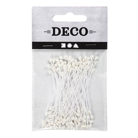 Creativ Company CC Blütenstaubblätter 6 cm weiß 100 Stück