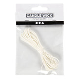 Creative Company Wick per battezzato (diapositiva 22-30 mm) e candele gettate (diapositiva 60-80 mm), 3m