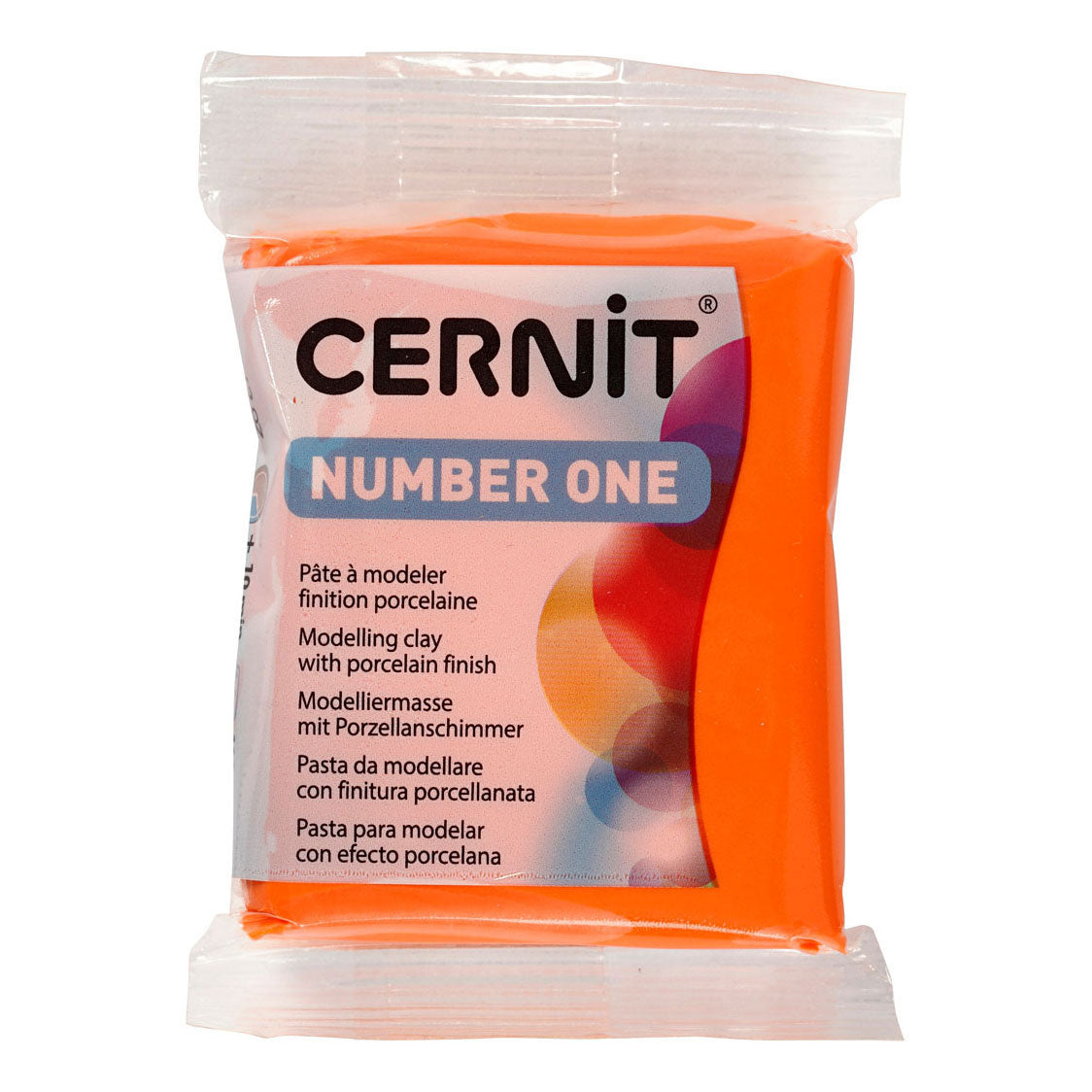 Creative Company Cernit Mountain Klei Oranje, 56 grammi