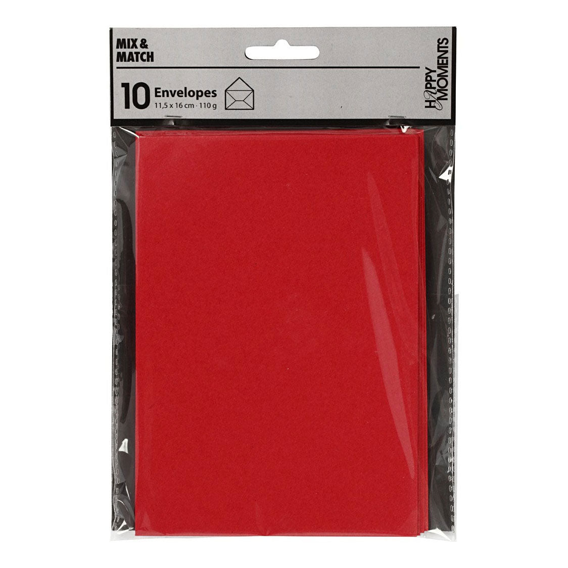 Creativ Company Envelope Red, 11,5x15cm, 10st.