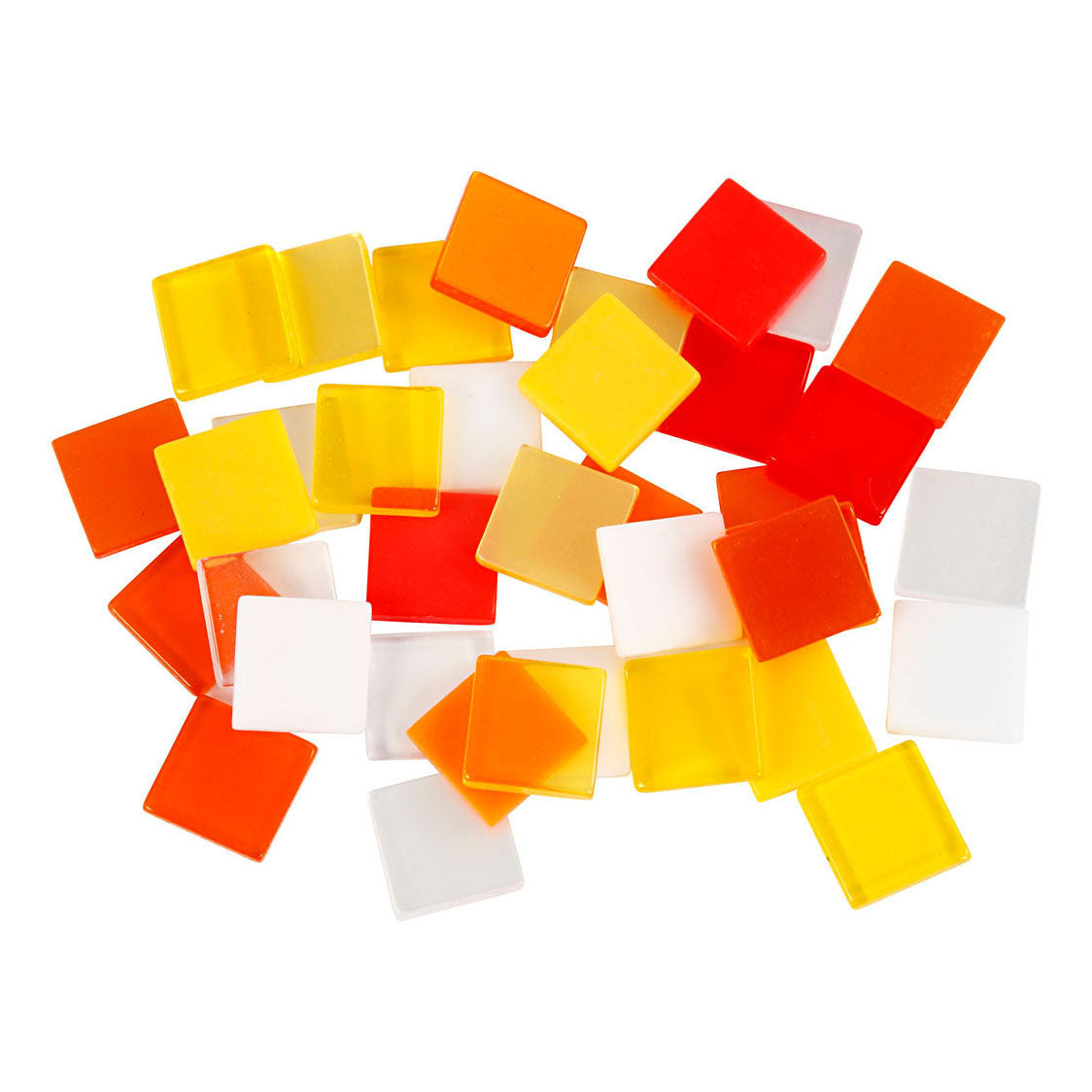 Kreativfirma Mini Mosaic Red Orange 1x1mm, 25 Gramm