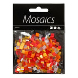 Kreativfirma Mini Mosaic Red Orange 5x5mm, 25 Gramm