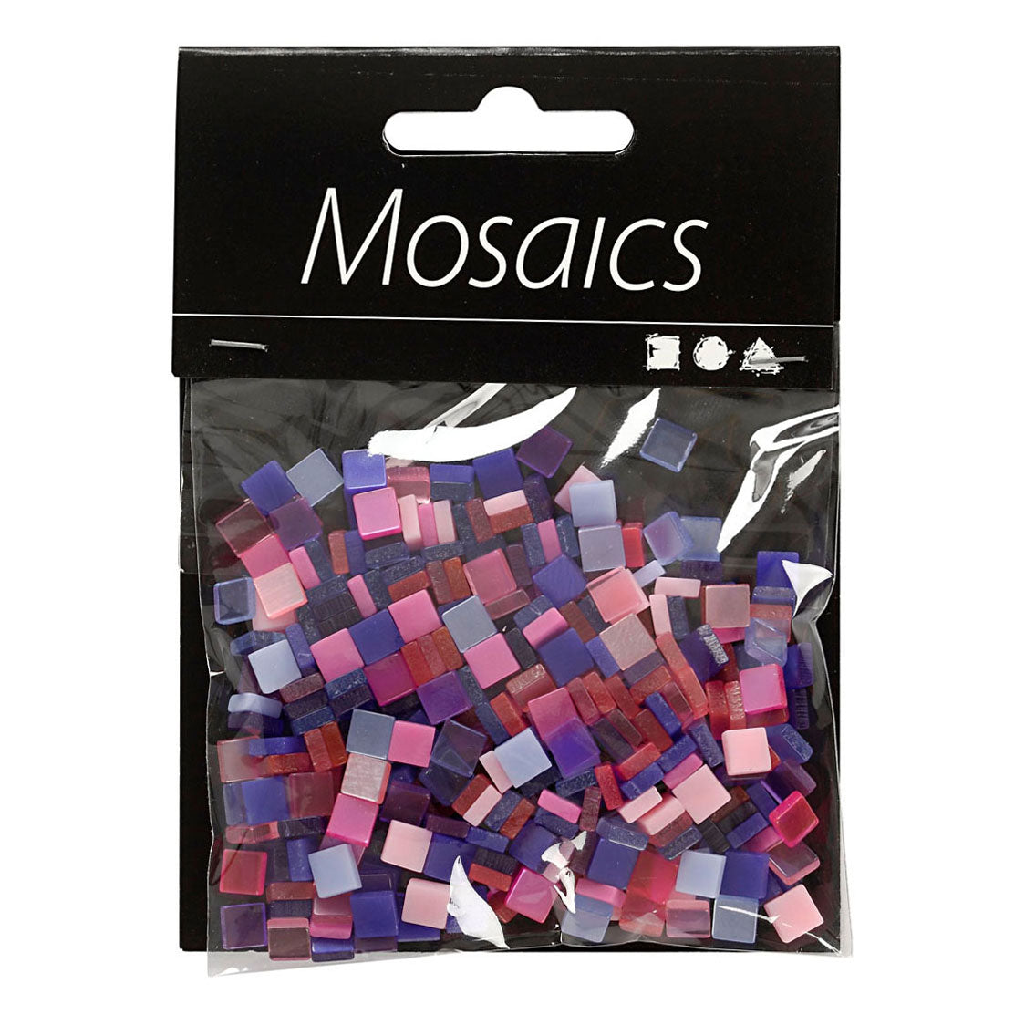 Kreativfirma Mini Mosaic Purple 10x10 mm, 25 Gramm