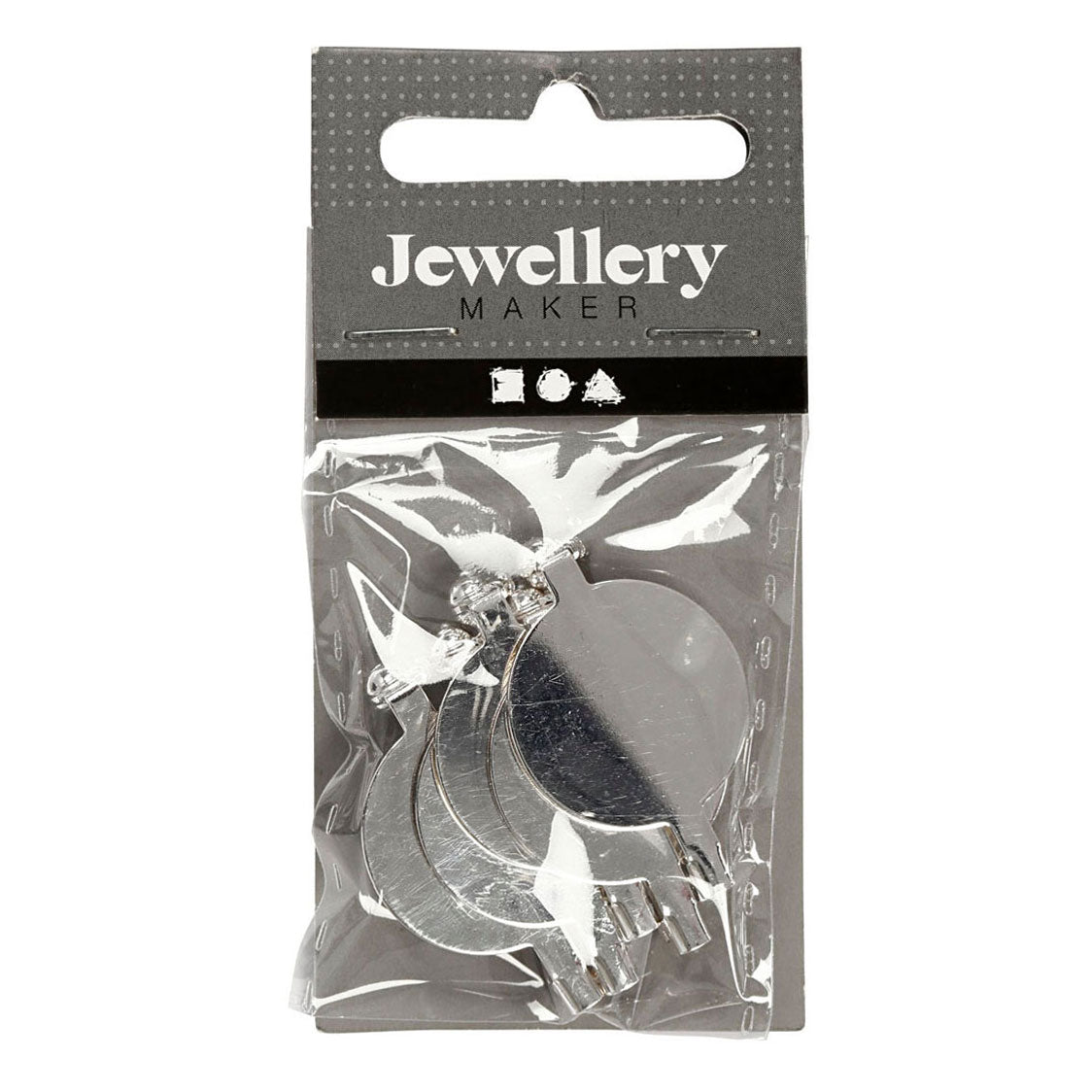 Creativ Company Creotime Broschennadel 20 mm Silber 5 Stück