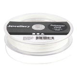 Kreativfirma Polyester Cordweiß, 50 m