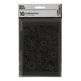 Kreativfirma Muster Carton Black, 10st.