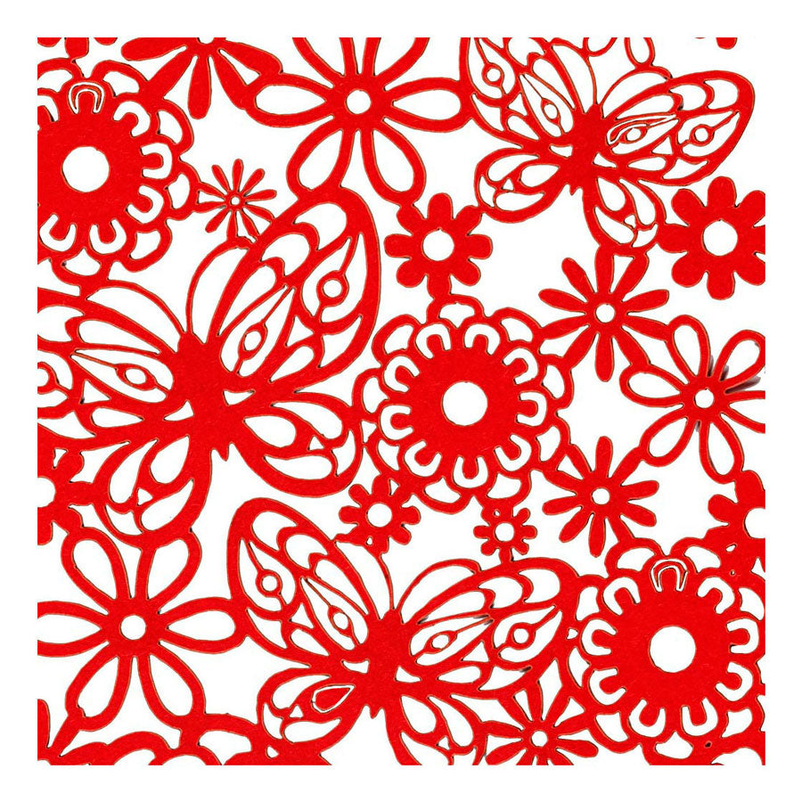 Creative Company Pattern Carton Red, 10st.