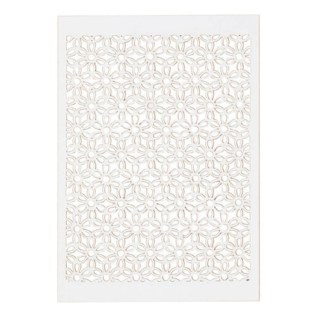 Kreativfirma Muster Carton Blume White, 10st.