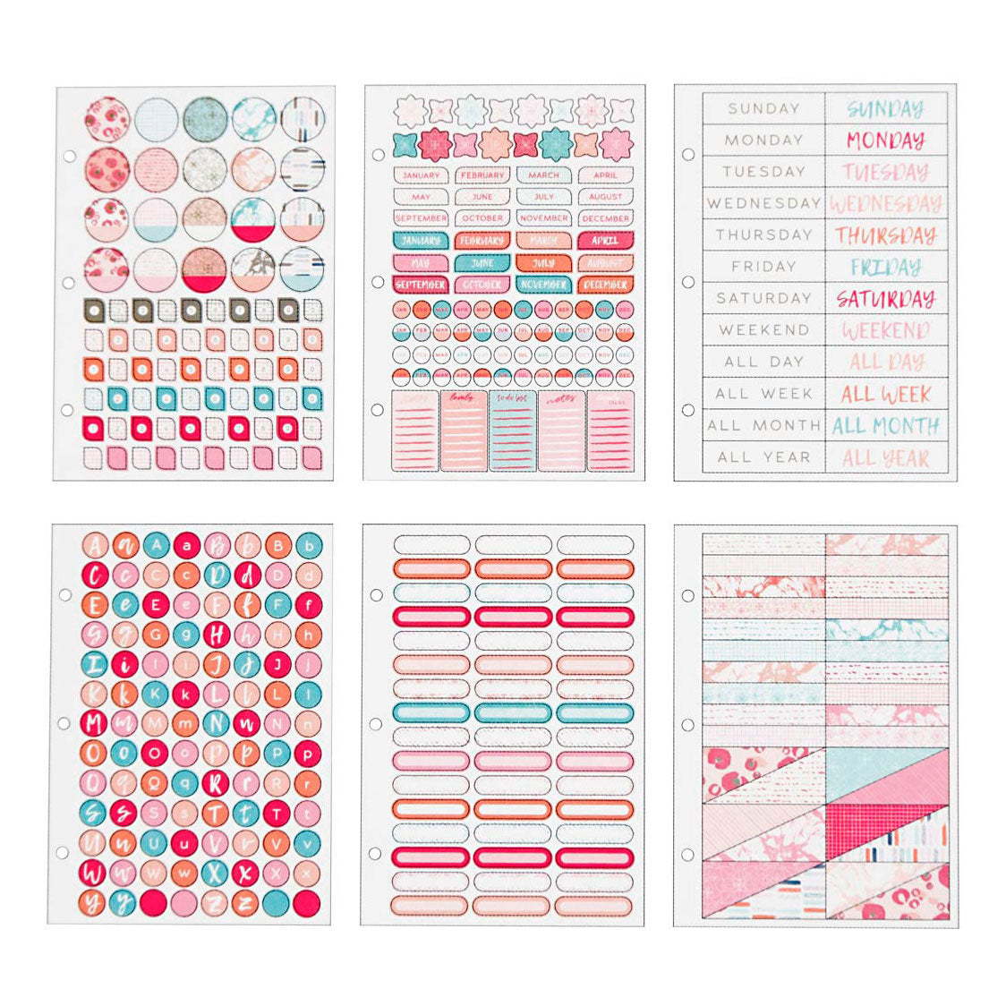 Creative Company StickerBoek Aquarel A5 per Planner, 578st.