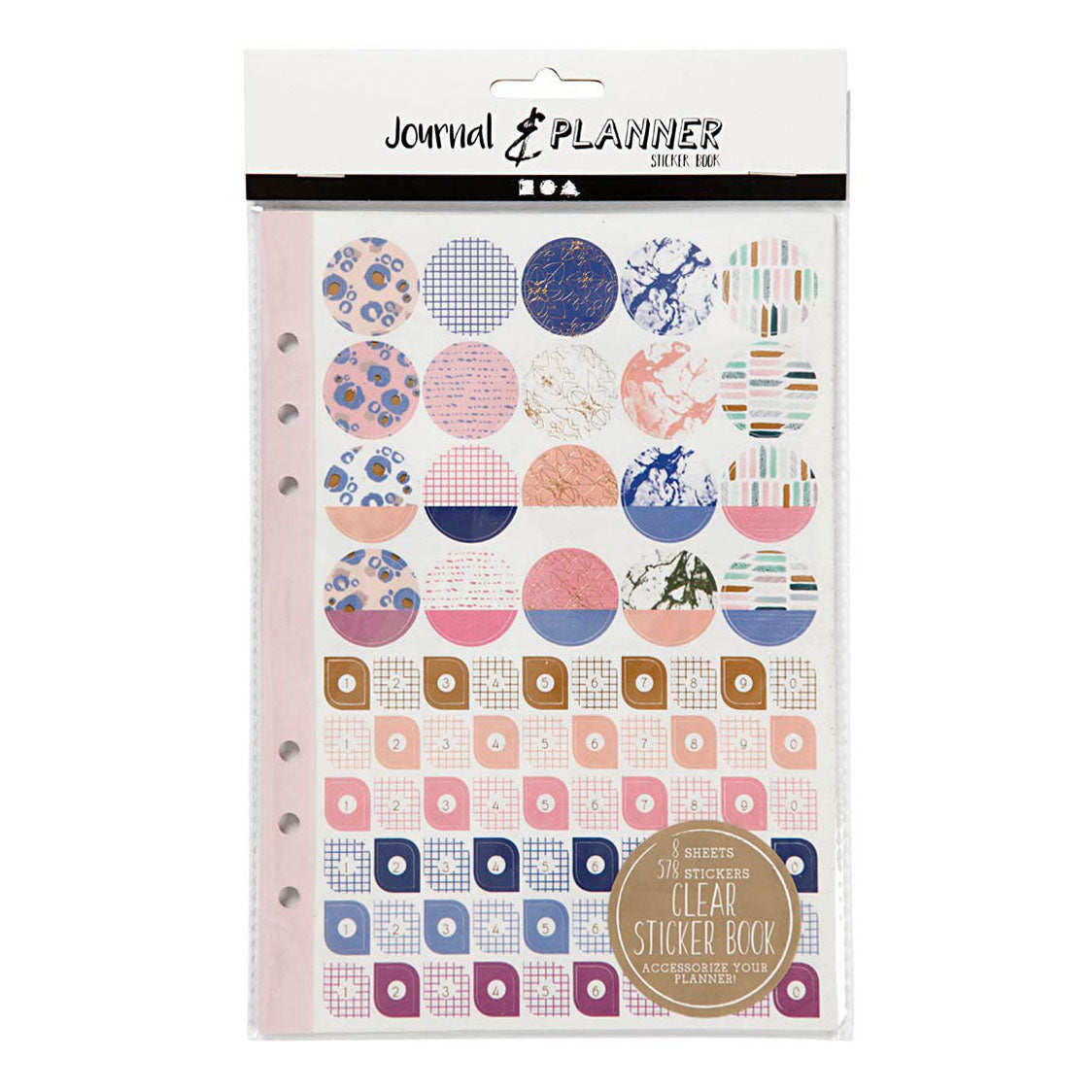 Creativ Company StickerBoek Bloemen A5 pour Planner, 578st.