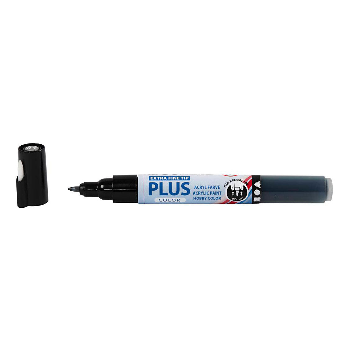 Creativ Company Plus Farbmarker Schwarz, 5,5 ml