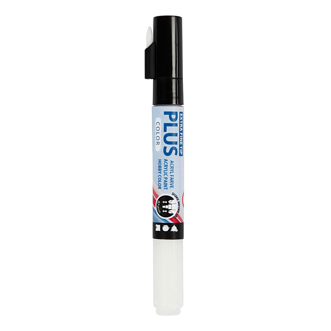 Creativ Firma plus Faarfmarker of-wäiss, 5.5ml