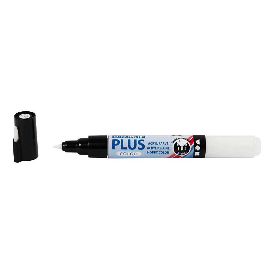 Creativ Firma plus Faarfmarker of-wäiss, 5.5ml