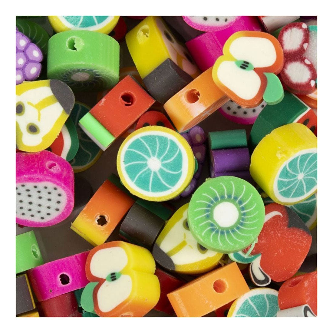 Creative Company Figure Beads Fruit, 60st.