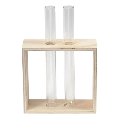 Creativ Company Holzregal mit Reagenzgläser, 3DLG.
