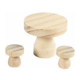 Creative Company Wooden Mini Furniture Set, 3dlg.