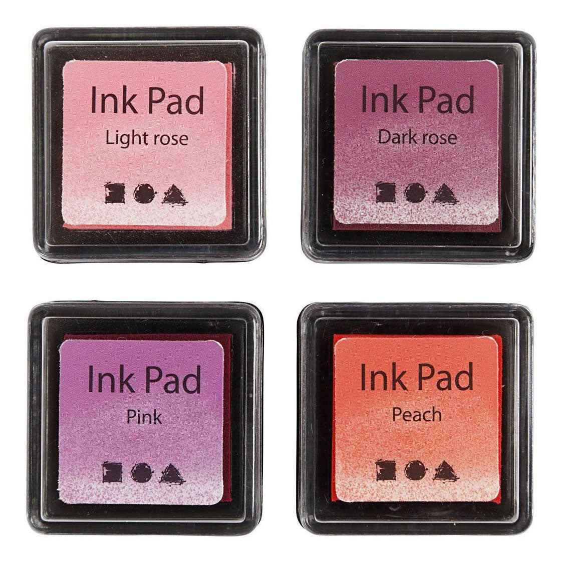 Creativ Company Stamp Tinte Pink Töne, 4st.