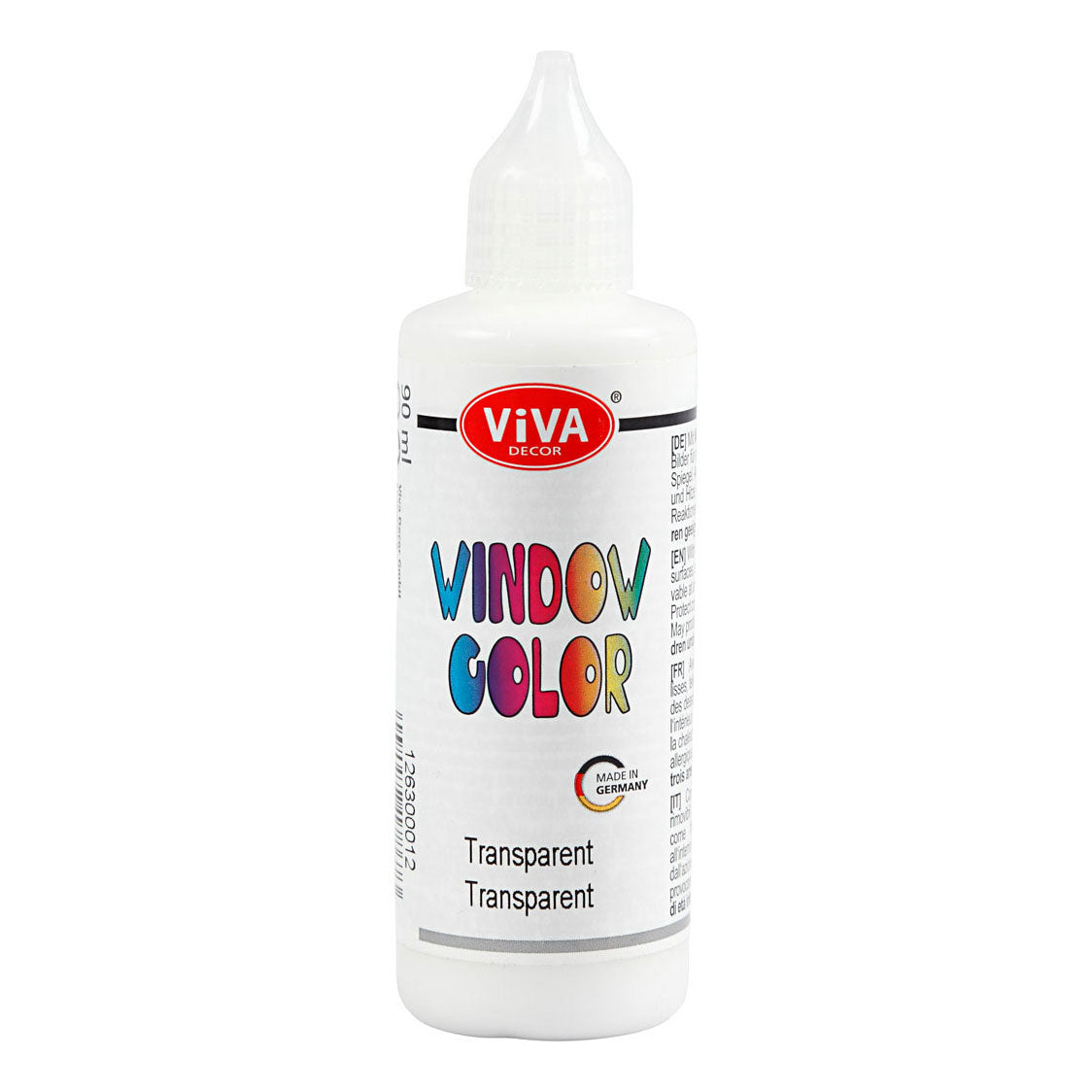 Creativ Company Window Color Sticker and Glass Paint Transparent, 90 ml