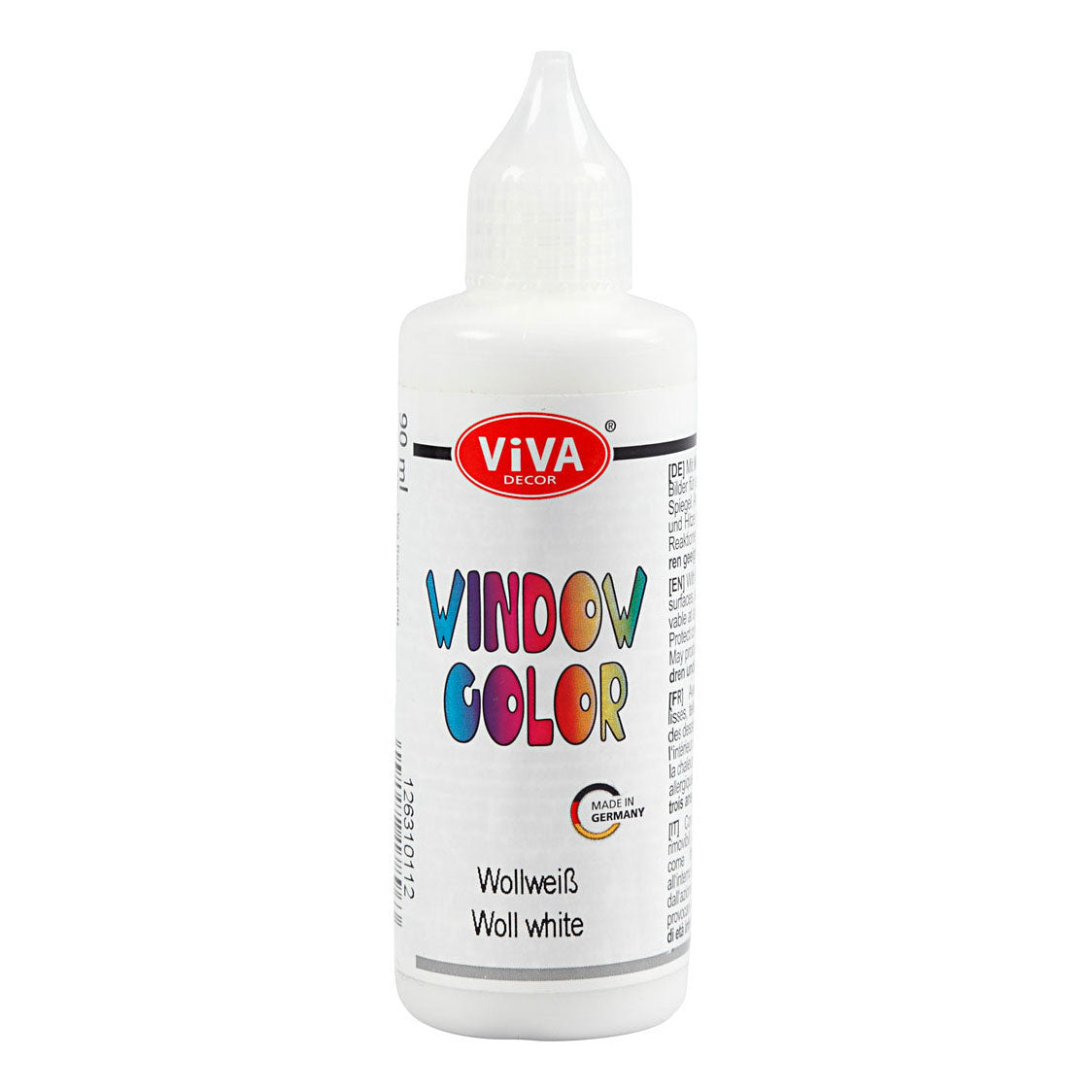 Creative Company Window Color Sticker och Glass Paint White, 90 ml