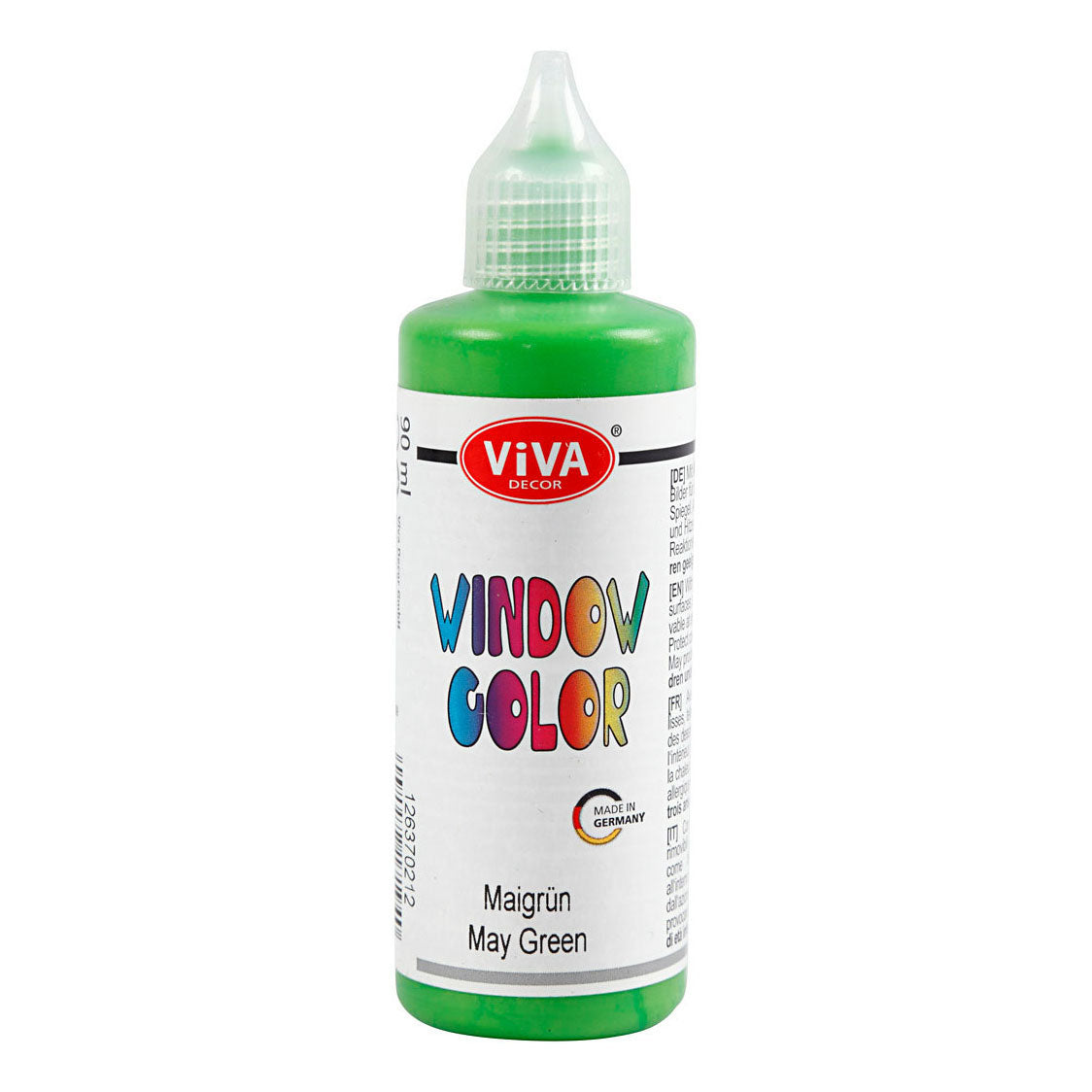 Creativ Company Fenster Farbaufkleber und Glasfarbe - hellgrün, 90 ml