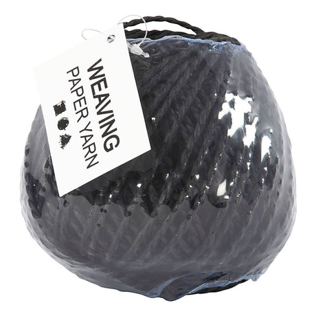 Creativ Company Paper Yarn schwarz, 40 m
