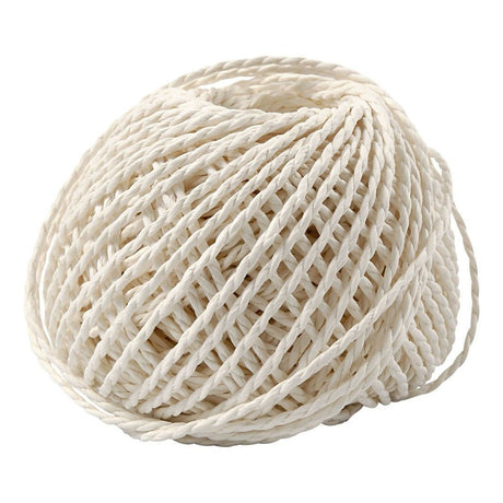 Creativ Company Paper Yarn White, 40 m