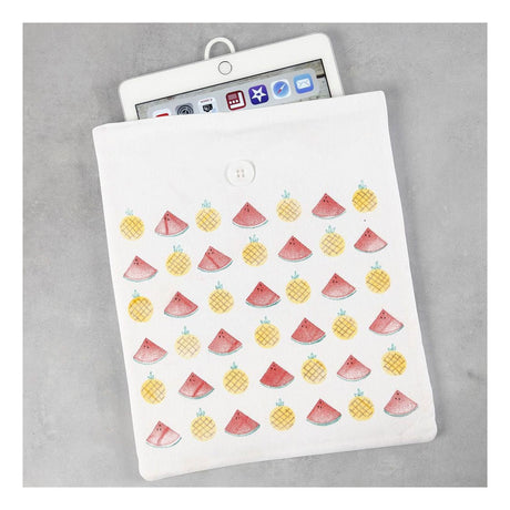 Kreativunternehmen https: www.cchobby.nl Tablet-Hülle-Größe-22x27-cm-weiß-1-teilig