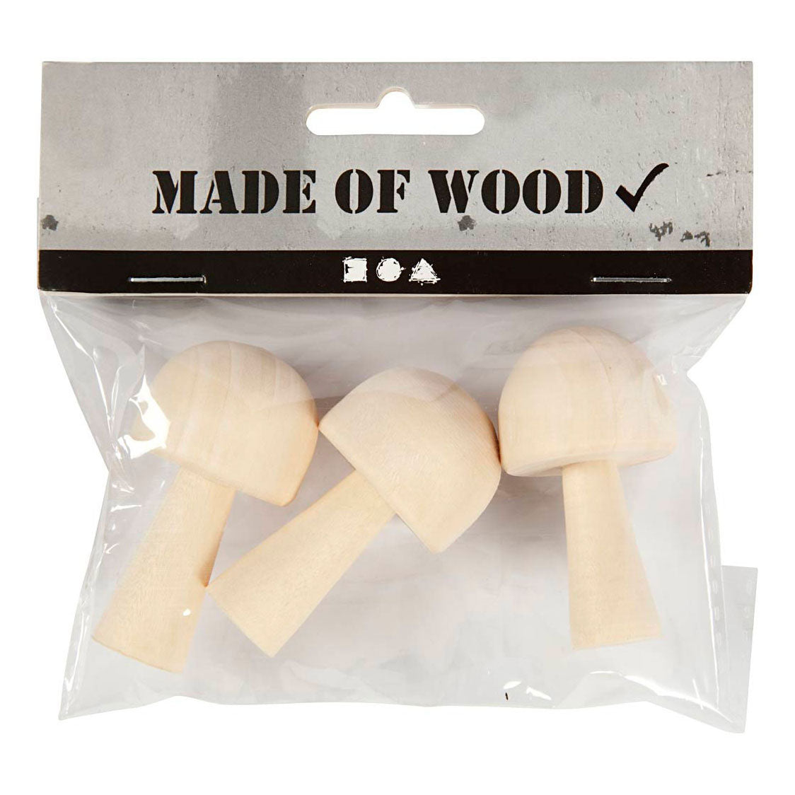 Creative Company Wooden Mushroom, 3 °.