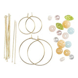Kreativfirma Mini Hobbyset Schmuckohrringe mit Perlen