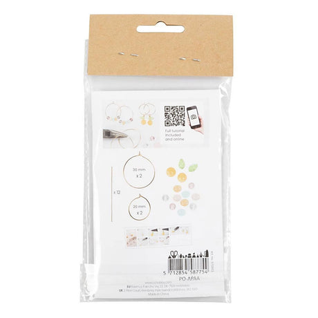Kreativfirma Mini Hobbyset Schmuckohrringe mit Perlen
