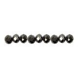 Creativ Company Facet Beads Metallic Black, 100e.