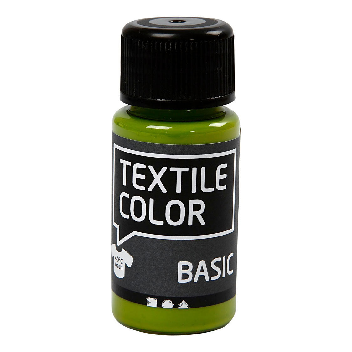Kreativfirma Textilfarbe Semi -Covering Textil Paint - Kiwi, 50 ml