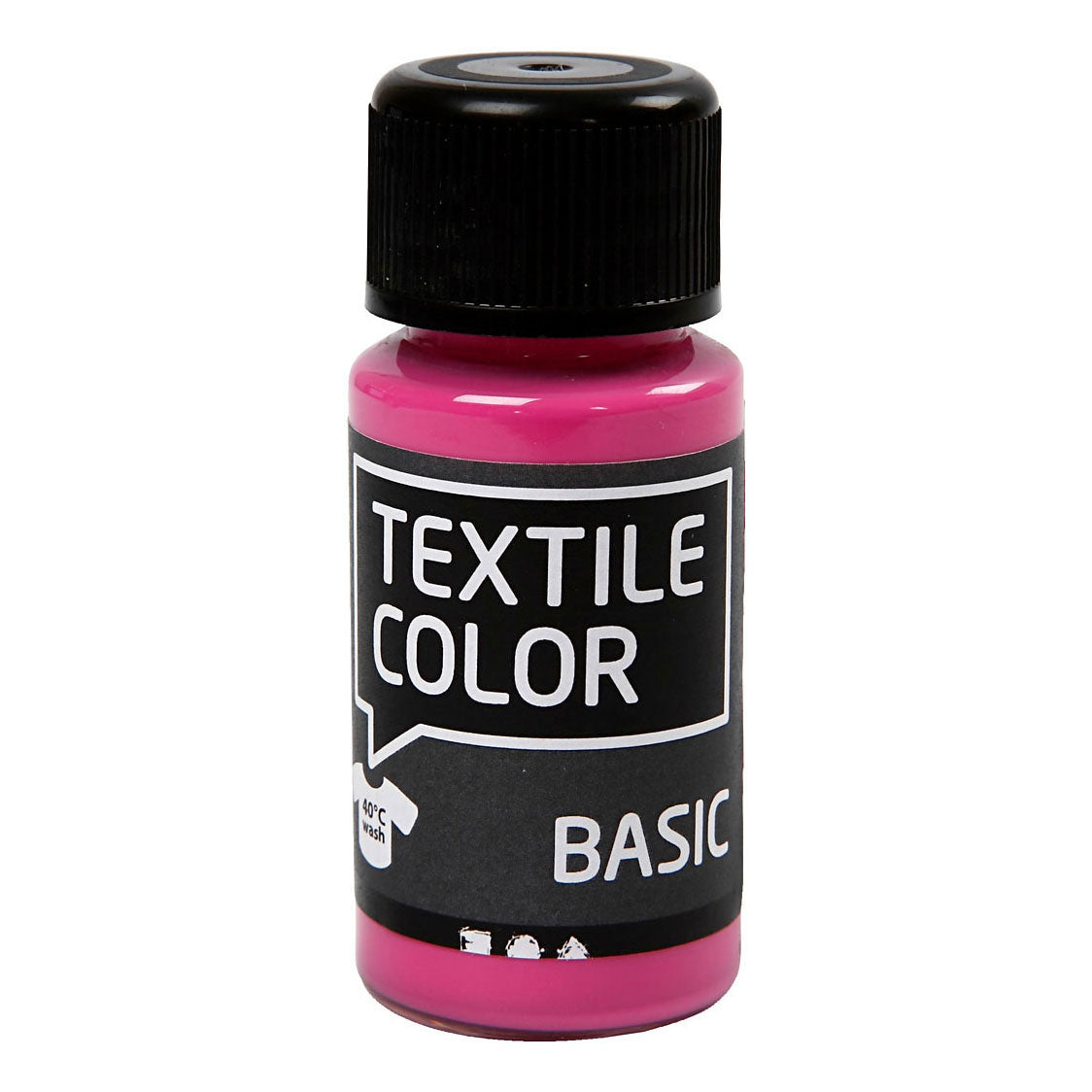 Kreativfirma Textilfarbe Semi -Covering Textile Paint - Pink, 50 ml