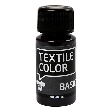 Kreativfirma Textilfarbe Semi -Covering Textile Paint - Red Purple, 50 ml
