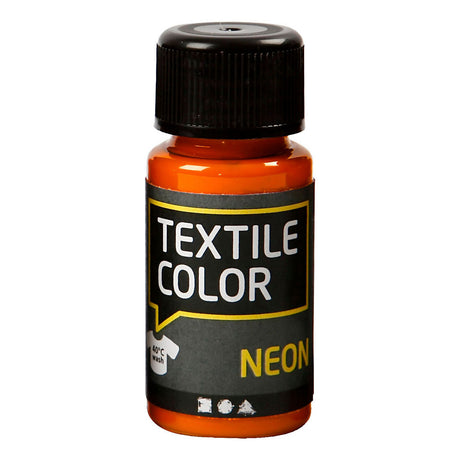 Kreativfirma Textilfarbe für Textilfarbe - Neon Oranje, 50 ml