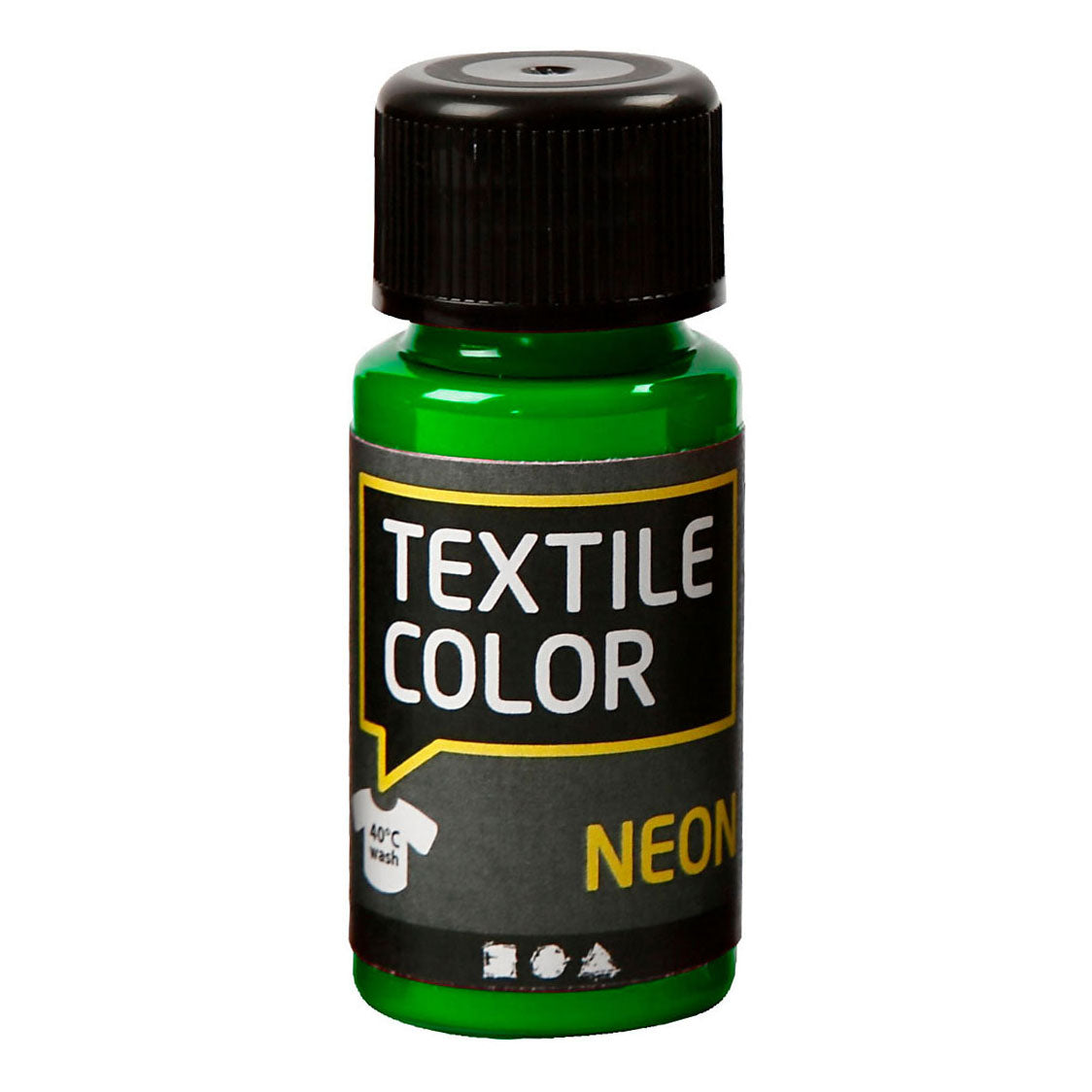 Kreativfirma Textilfarbe - Bekämpfung Textilfarbe - Neongrün, 50 ml