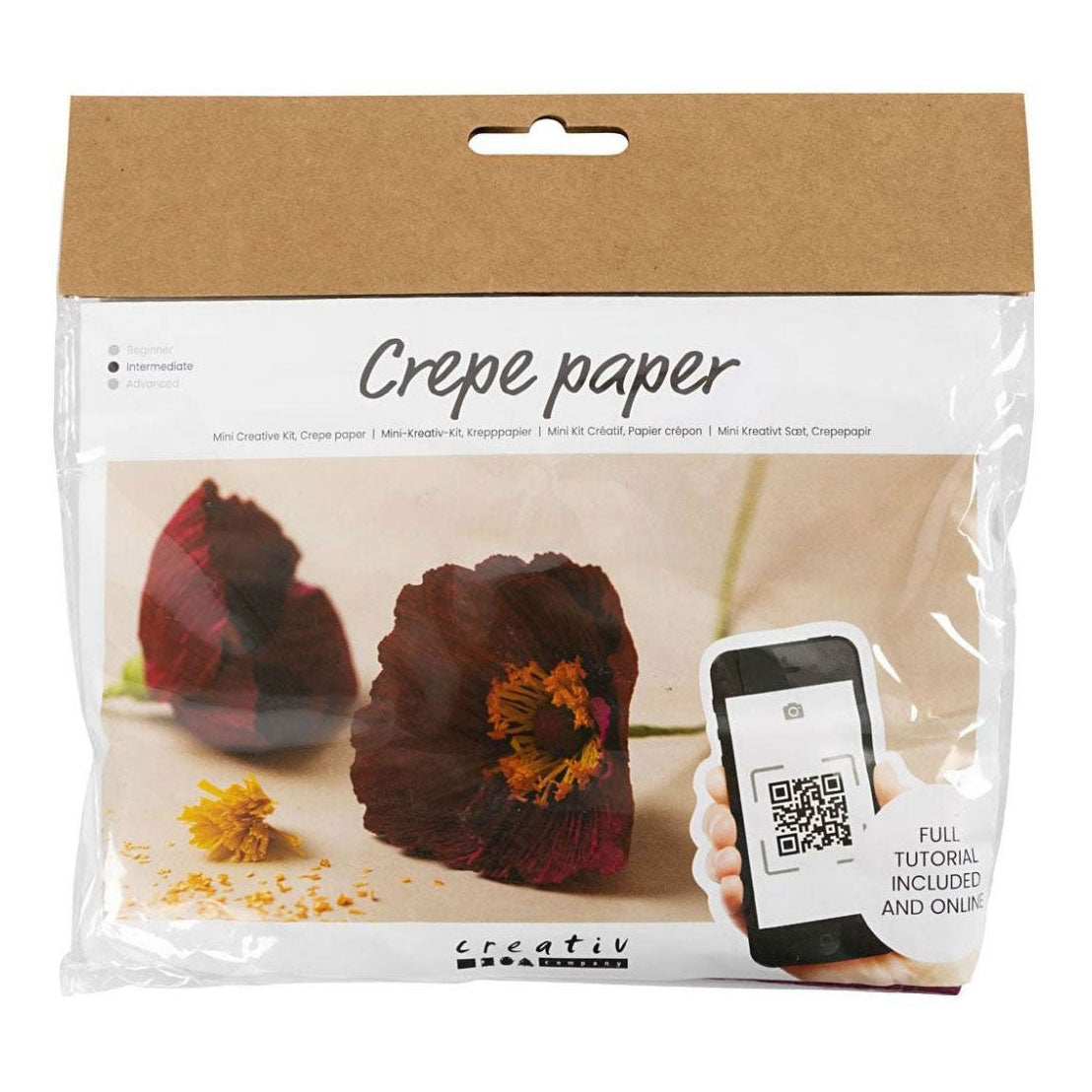 Creative Company Mini Hobbyset CrepePapier Poppies