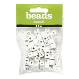 Kreativunternehmen https: www.cchobby.nl letterbeads-a-z-en-blanco-size-8x8-mm-holesize-3-mm-white-96-div-1-doos