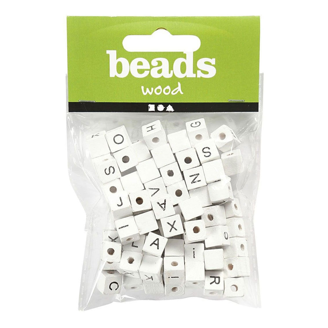 Carta de la empresa Creativ Beads White A-Z, 92st.