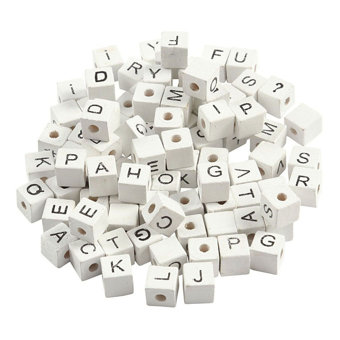 Kreativunternehmen https: www.cchobby.nl letterbeads-a-z-en-blanco-size-8x8-mm-holesize-3-mm-white-96-div-1-doos