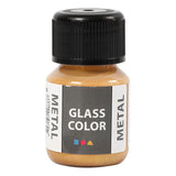 Creativ Company Glasfarbe Metallfarbe - Gold, 30 ml