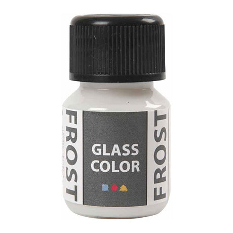 Creativ Company Glass Farbe Frost Farbe - Weiß, 30 ml