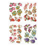 Creativ Company 3d Blumen- und Vögelblätter, 4 Blätter