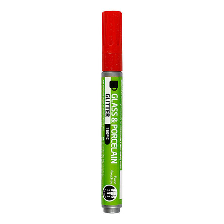 Creativ Company Glass und Porzellan starten Glitzer Semi-Cover-Rot