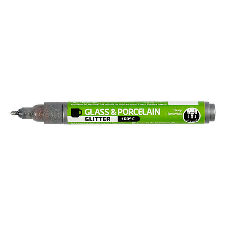 Creativ Company Glass und Porzellan starten Glitzer Semi-Cover-Grau