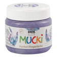 Kreativfirma Mucki Fingerfarbe - Lila Metallic, 150 ml